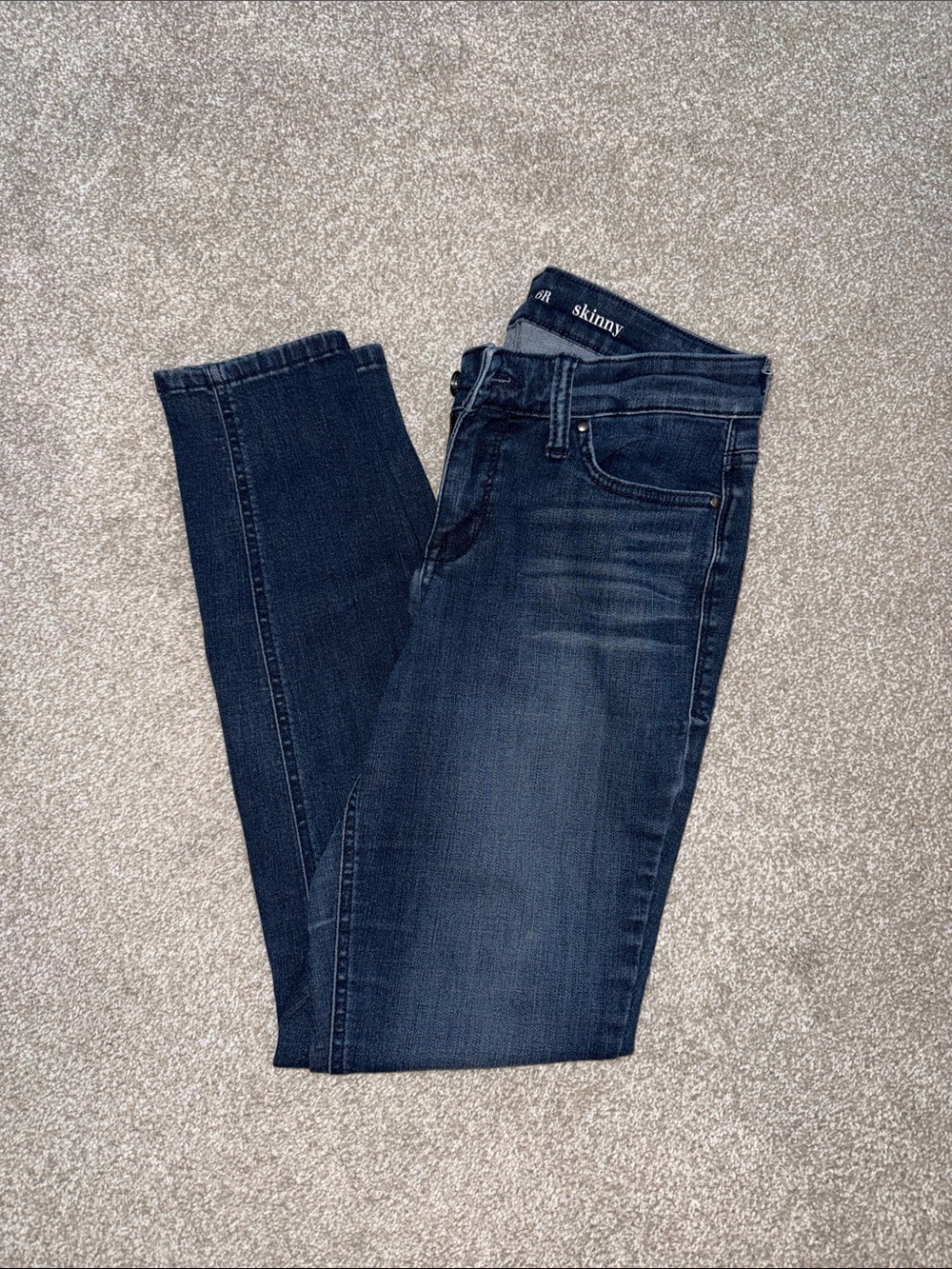 crown & ivy Dark Blue Skinny Jeans